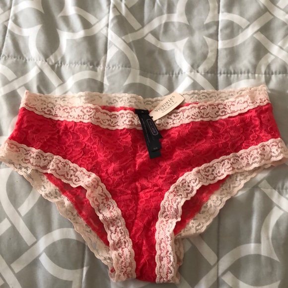 Victoria secret panty THE LACIE sexy lace netting M bundle 1 shipping charge - Picture 1 of 5